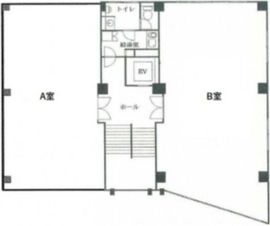 大場ビルA館 4階B 間取り図