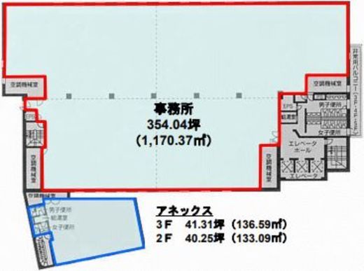 第一びる本館 3階 間取り図