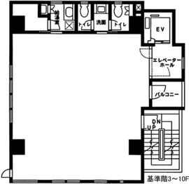 アロス渋谷ビル 5階 間取り図