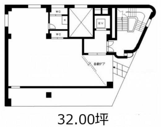 YKビル(代々木) 1階 間取り図