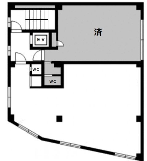 加瀬ビル(新宿) 602 間取り図