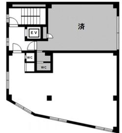 加瀬ビル(新宿) 602 間取り図