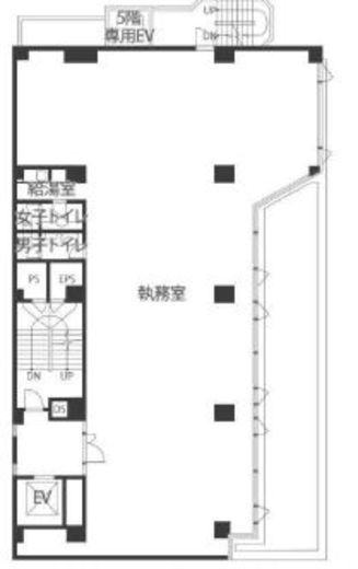D'sVARIE初台ビル(旧:ユニゾ初台ビル) 4階 間取り図