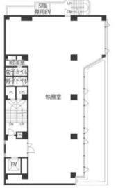 D'sVARIE初台ビル(旧:ユニゾ初台ビル) 4階 間取り図