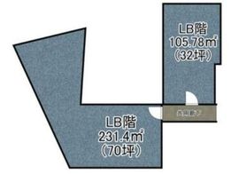 PALTビル LB階 間取り図