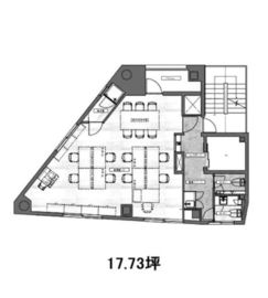 THE GATE ICHIGAYA 10階 間取り図