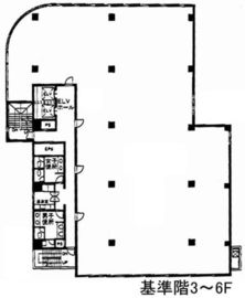 新宿御苑ビル 6階 間取り図