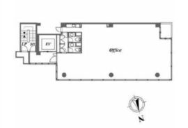 NS麻布十番ビル 8階 間取り図