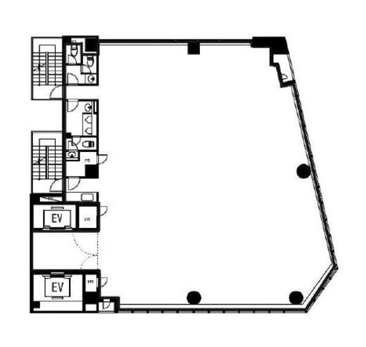 銀座一丁目ビル 4階 間取り図