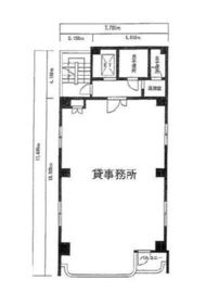 南平台大崎ビル 7階 間取り図