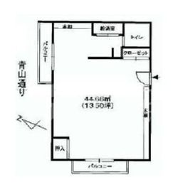 ジュエル青山(SOHO) 701 間取り図