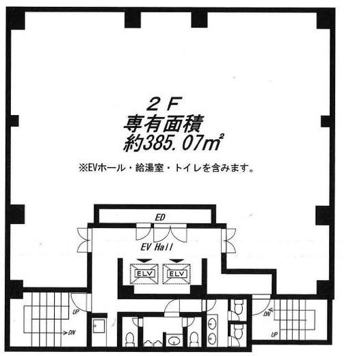 新宿EASTCOURT 2階 間取り図