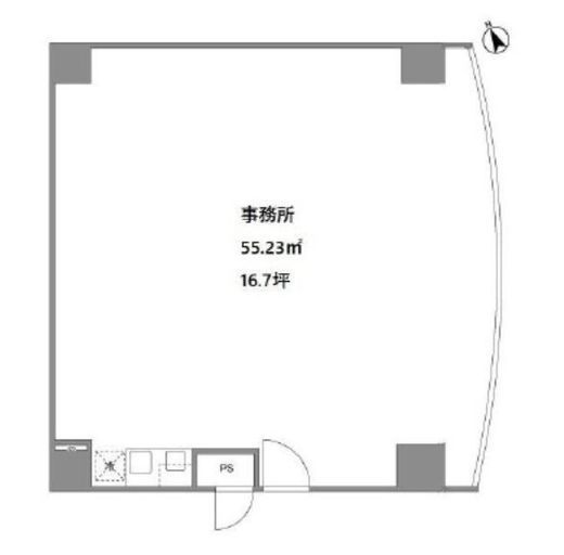 東京エステートビル 401 間取り図