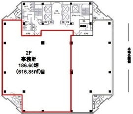 東京パークサイドビル 2階 間取り図