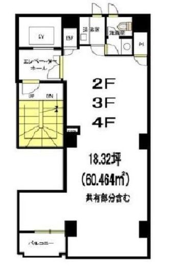 浜夕ビル 2階 間取り図