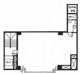 鮎沢ビル B2階 間取り図