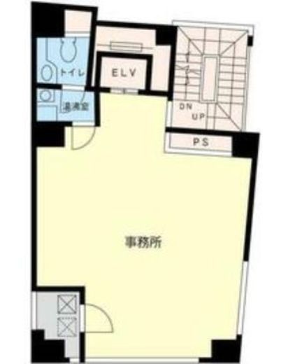 西新宿水間ビル 8階 間取り図