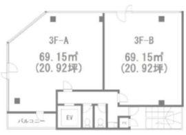 アパライトビル 302 間取り図