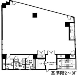 三共西新宿ビル 6階 間取り図