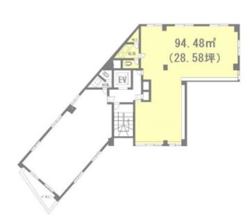 第二山本ビル 401 間取り図