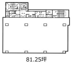 セキサクビル 8階 間取り図