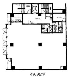 北新宿君嶋ビル 8階 間取り図