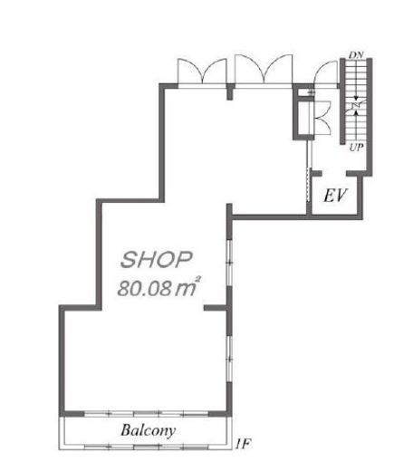 ARISTO西麻布 1階 間取り図