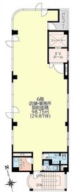 アーク神保町ビル 6階 間取り図