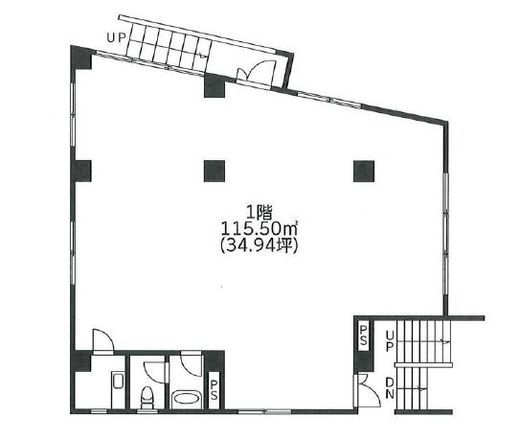今井ビル西館 1階 間取り図