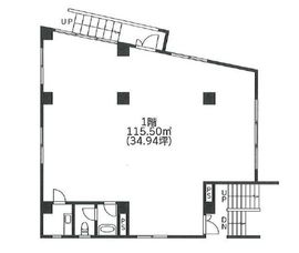 今井ビル西館 1階 間取り図