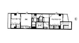 麻布西脇ビル 501 間取り図