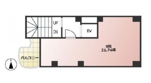 COENビル 6階 間取り図