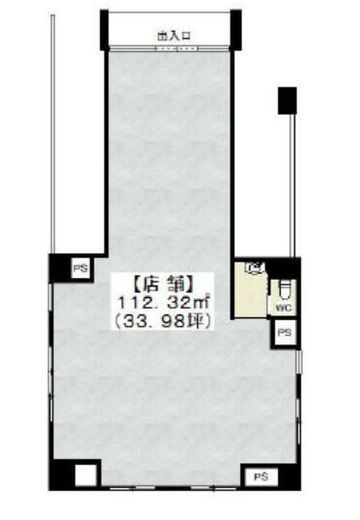 KFビル(高田馬場) 1階 間取り図
