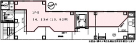 THE V-CITY 麻布十番Ⅰ AVENUE 1階S 間取り図