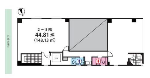 1東洋海事ビル 4階 間取り図