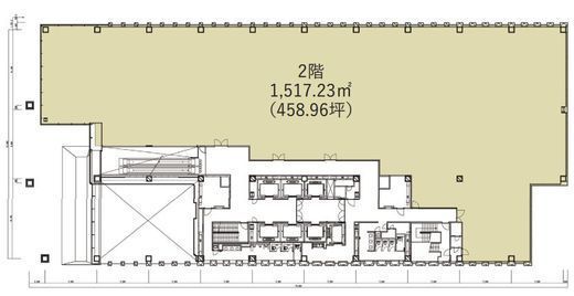 日本橋フロントビル 2階 間取り図