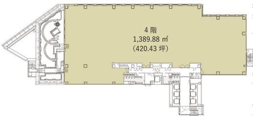 新目黒東急ビル 4階 間取り図