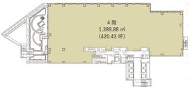 新目黒東急ビル 4階 間取り図
