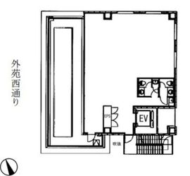 ORE広尾ビル 7階 間取り図