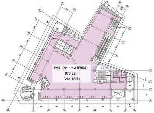渋谷BEAM 4階 間取り図