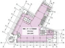 渋谷BEAM 4階 間取り図