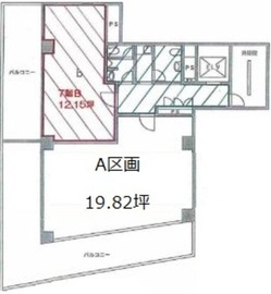 ACN日本橋ビル 7階A 間取り図