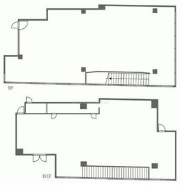 フレーム神南坂 B1-1・2 間取り図
