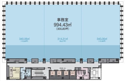 猿楽町SSビル 4階 間取り図