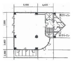 アカデミービル 4階 間取り図