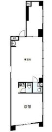 安藤ビル (若松河田) 1階 間取り図