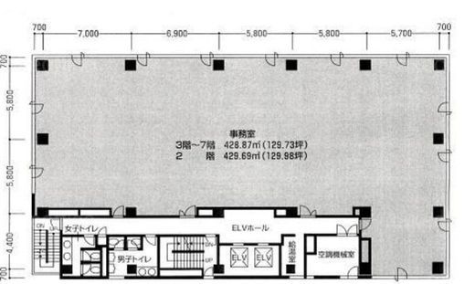 NCO神田紺屋町 2階 間取り図