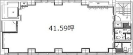 ACN日本橋リバーサイドビル 5階 間取り図