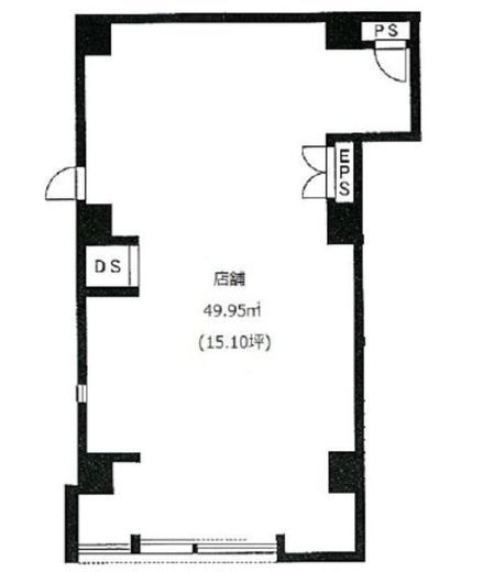 赤坂有馬ビル 1階 間取り図