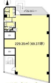 ASAX広尾ビル 3階 間取り図